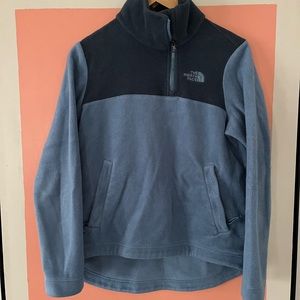 Northface Blue Fleece Pullover Size M